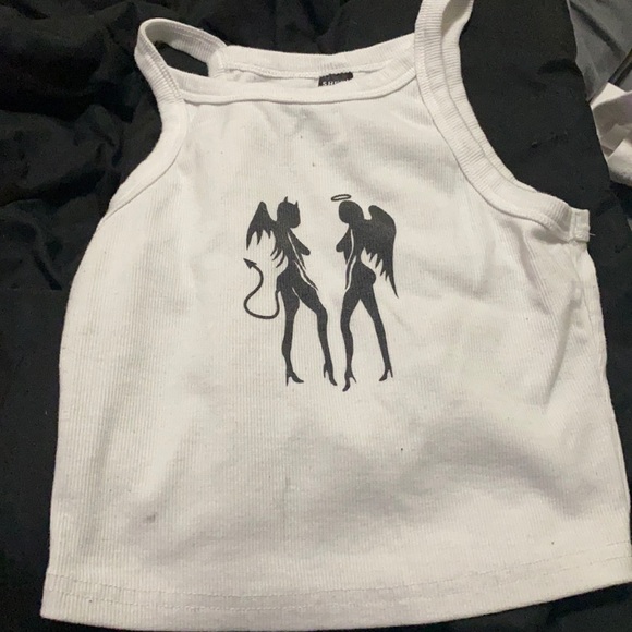 SHEIN Tops - SHEIN devil and angel girl tank